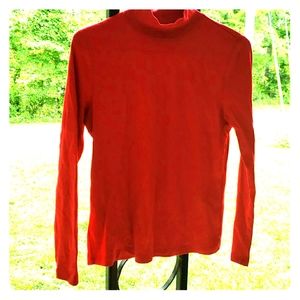 Made for life red long sleeve turtleneck